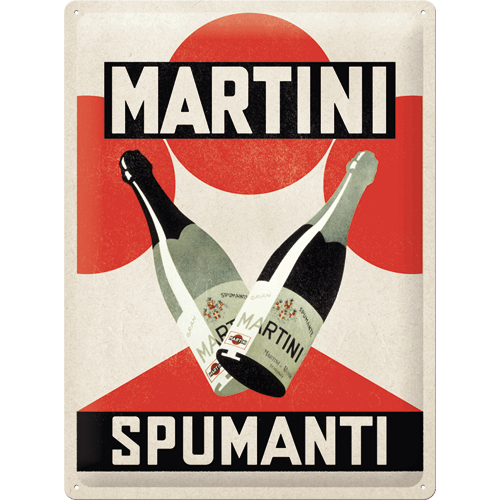 Plaque métal Martini Spumanti 30x40