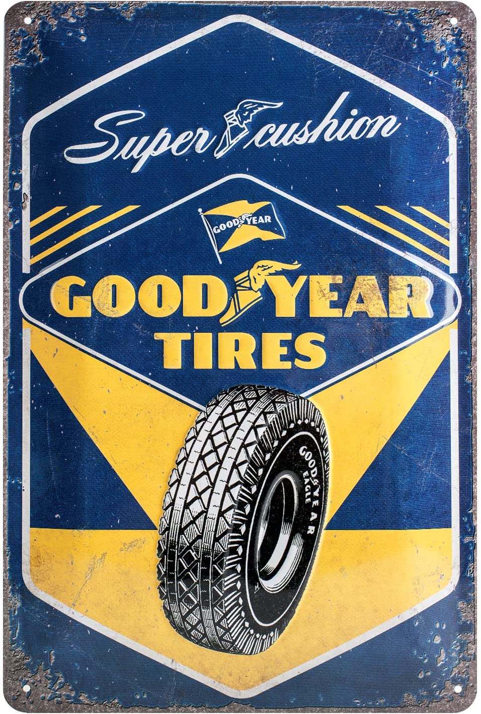 Plaque Goodyear tires 20 x 30