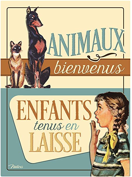 plaque-metal-animaux-retro-vintage-humour
