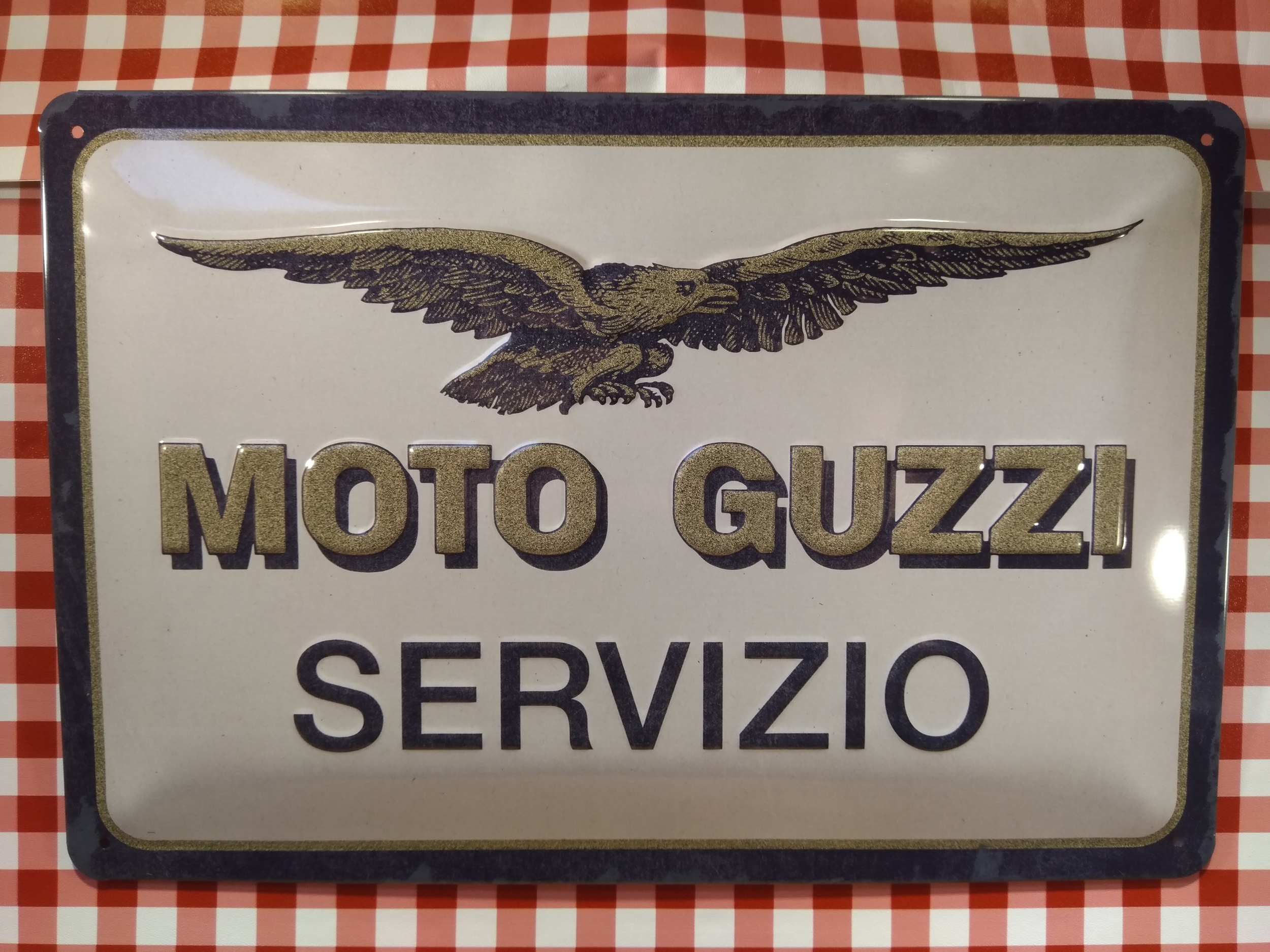 plaque déco moto guzzi