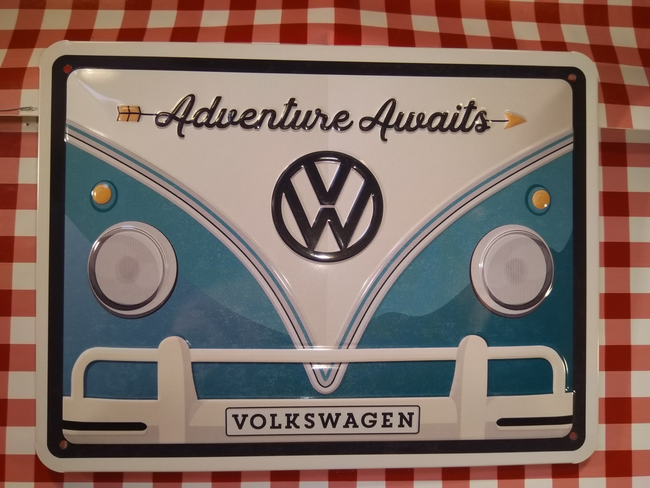 plaque déco volkswagen