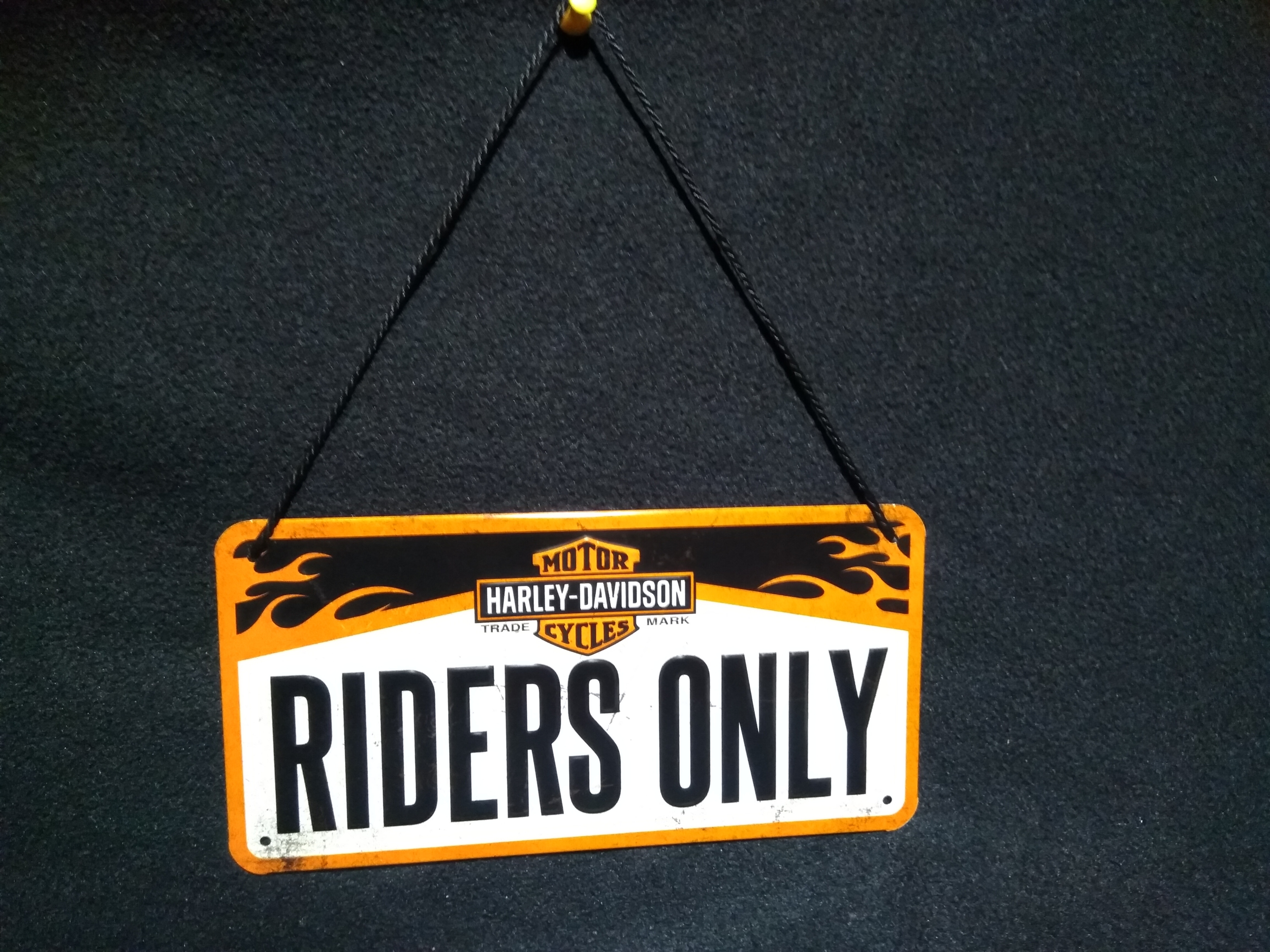 plaque à suspendre harley