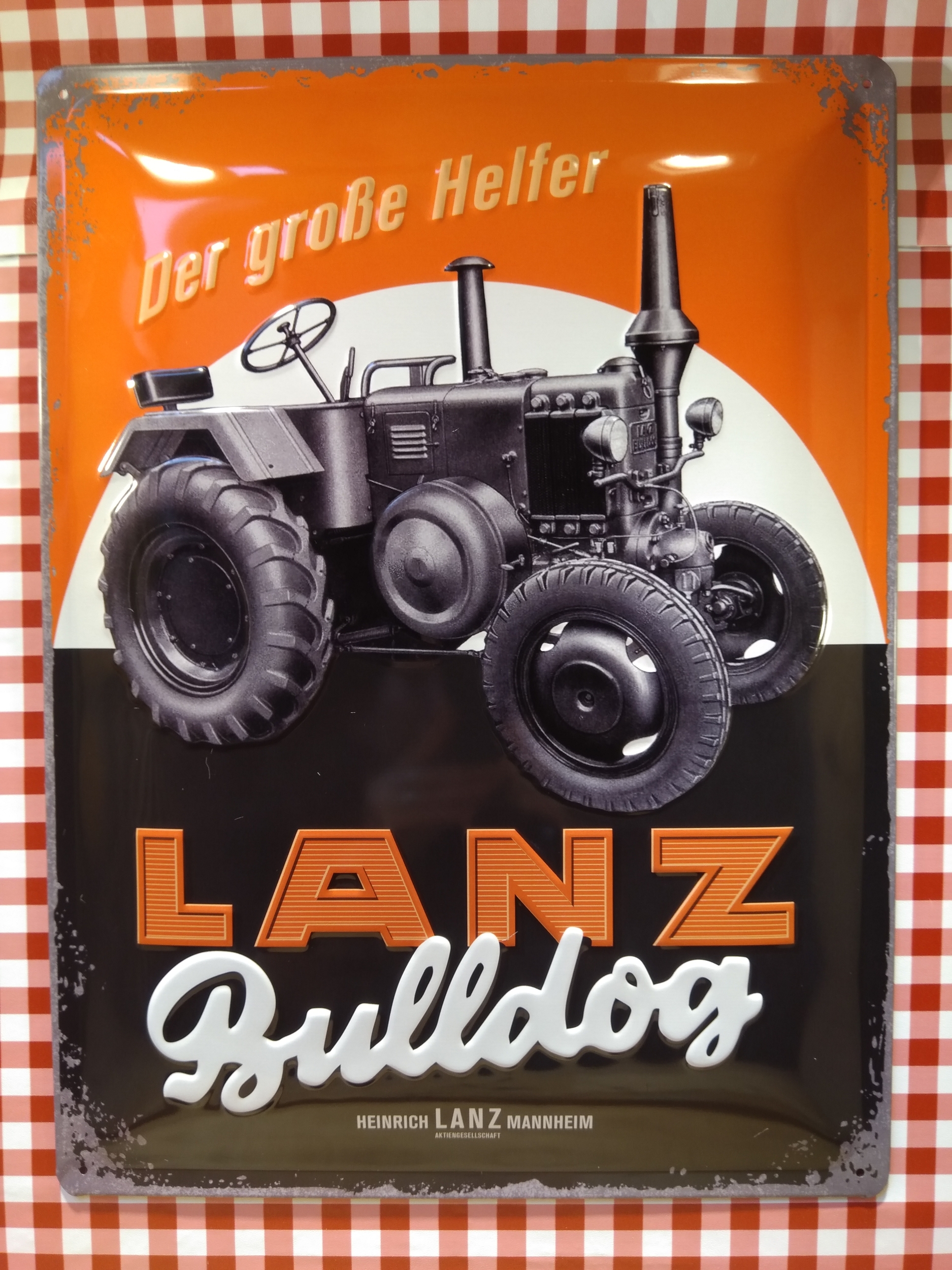 plaque déco lanz bulldog