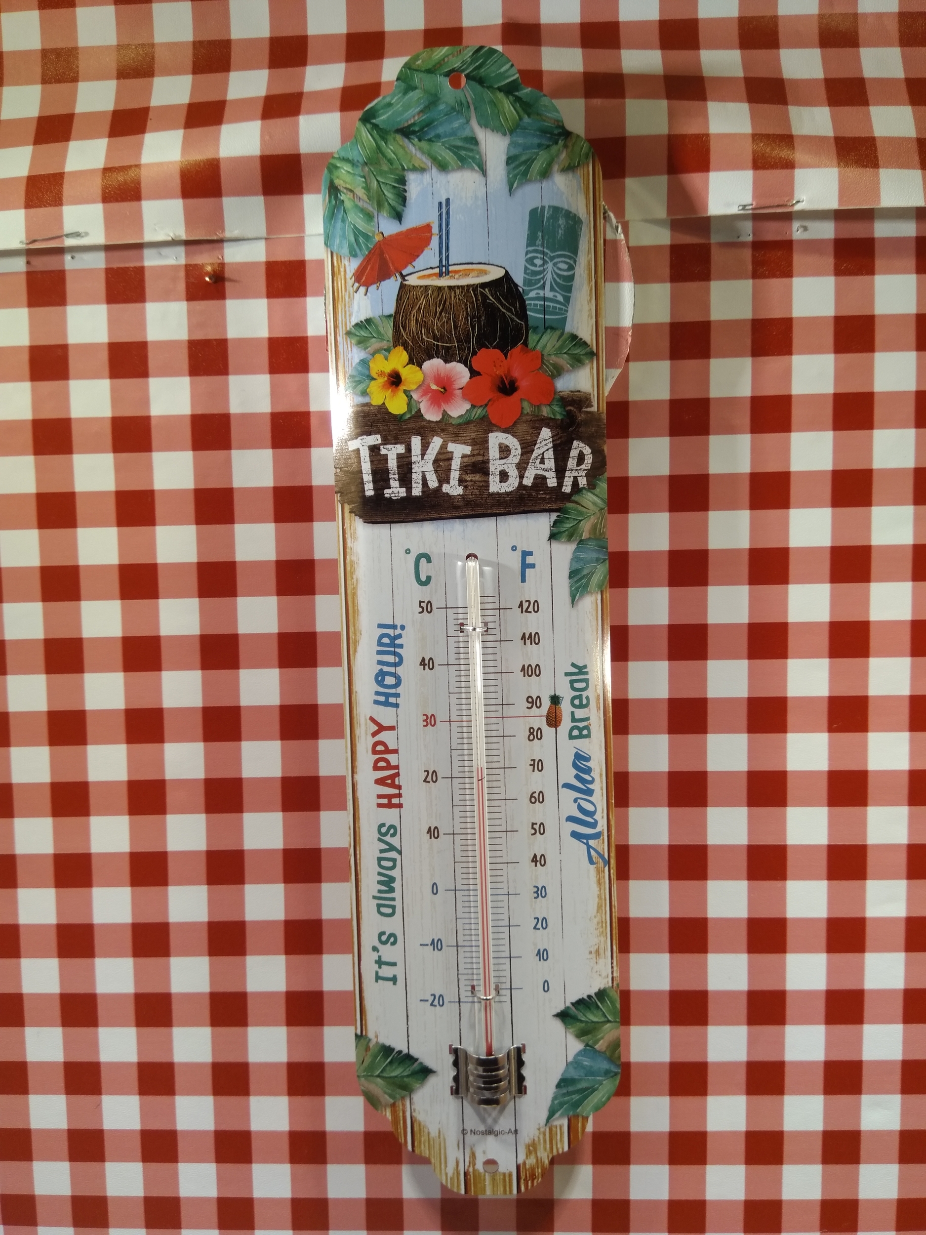 thermomètre déco tiki bar