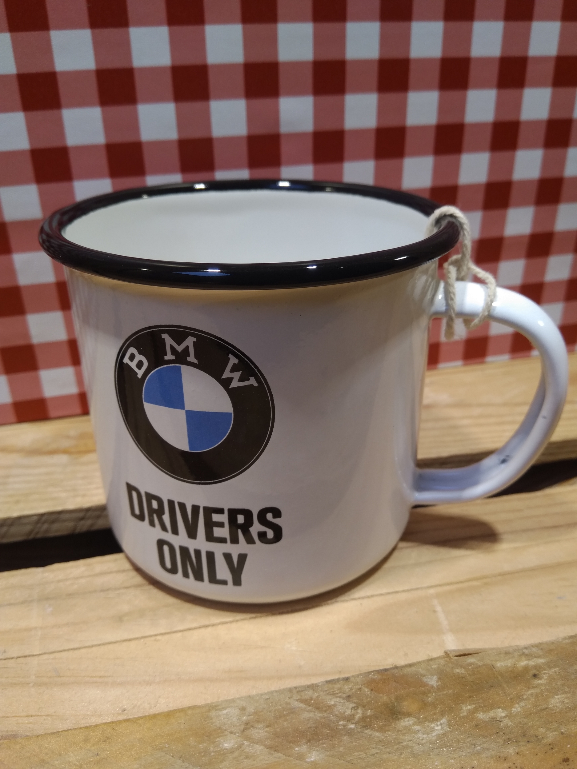 Mug émaillé BMW driver - Mugs/Mugs émaillés - Donut and pin-up