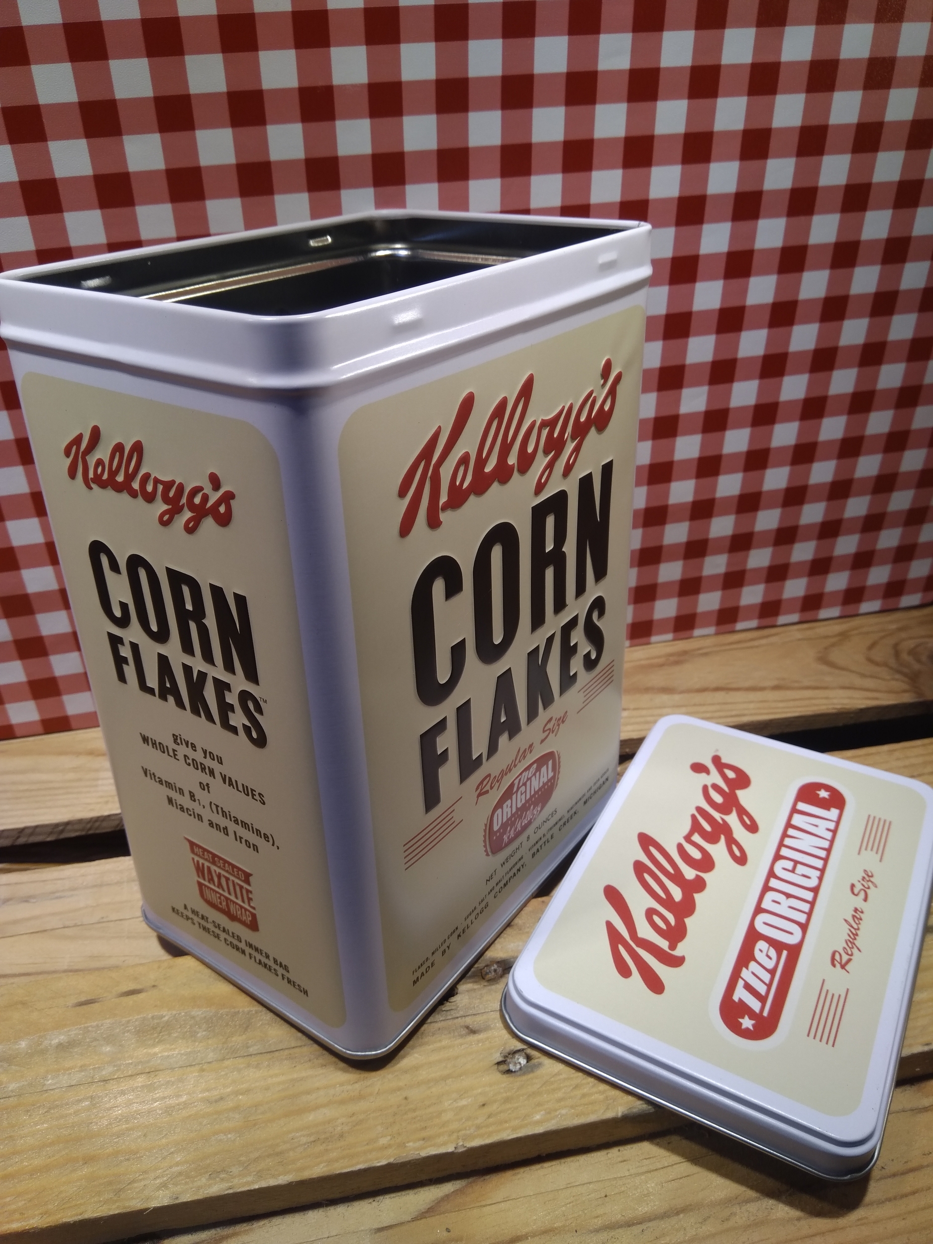 boite déco cuisine vintage kelloggs