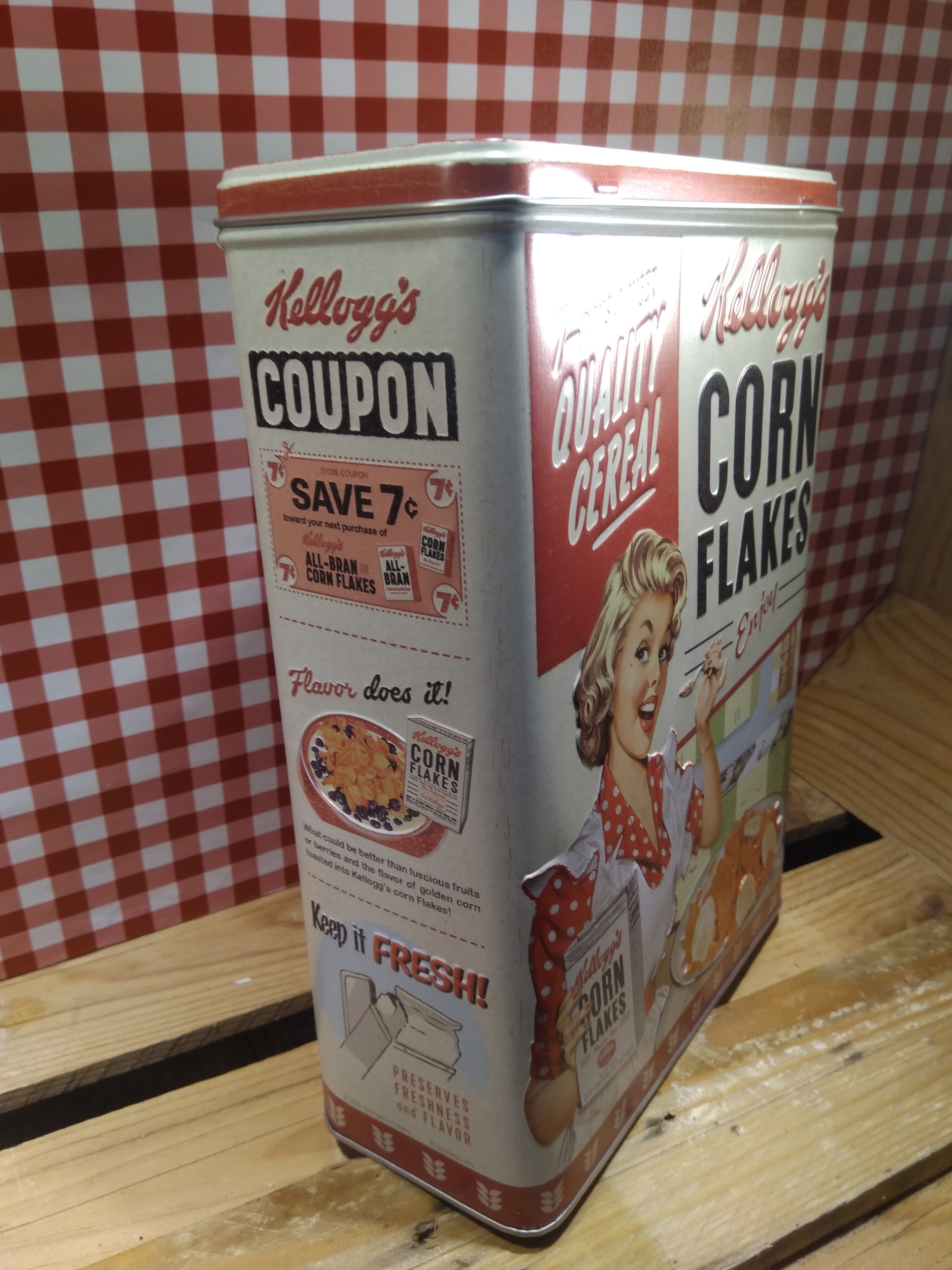 boite publicitaire kelloggs