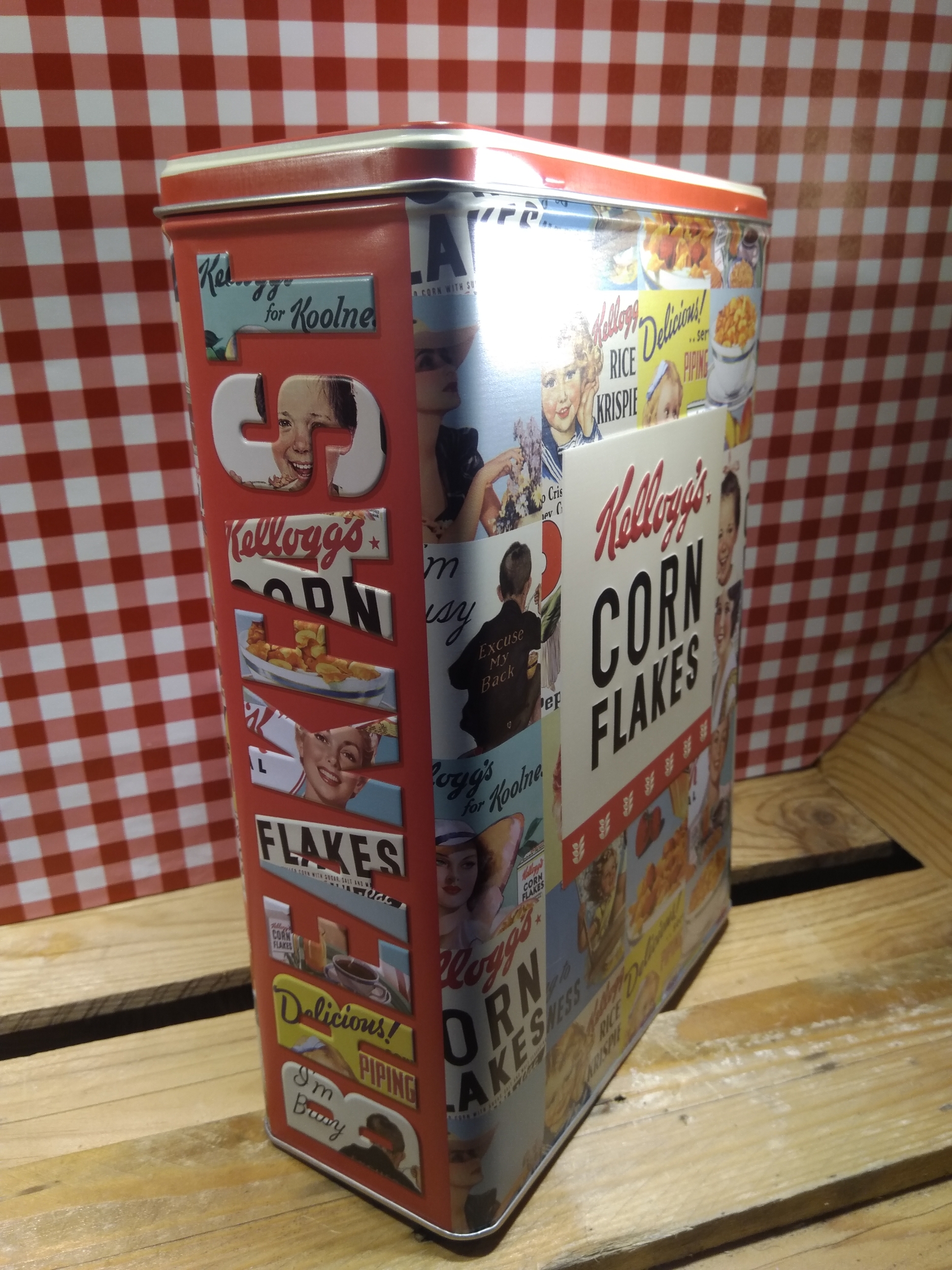 boite rétro vintage kelloggs