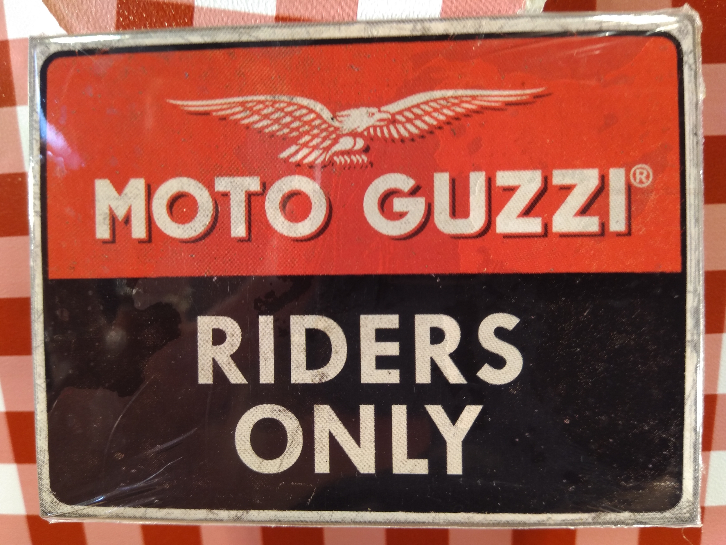 magnet déco frigo moto guzzi