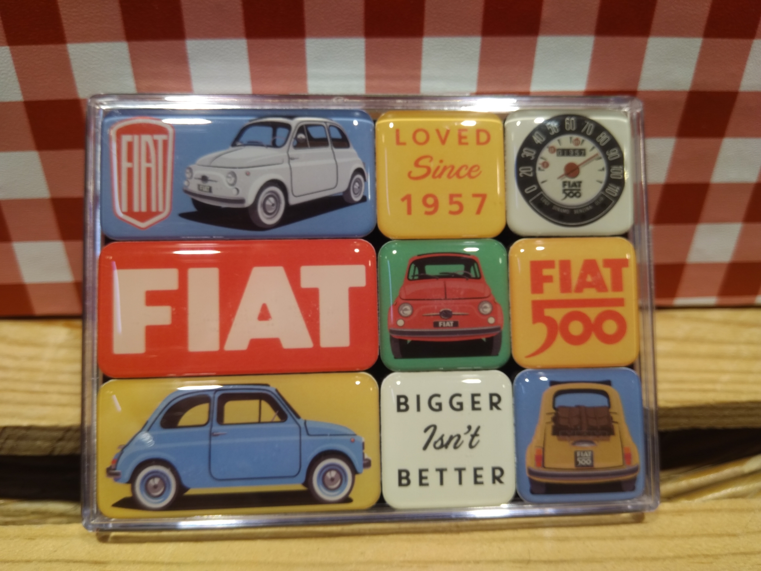 magnet aimant déco frigo fiat 500