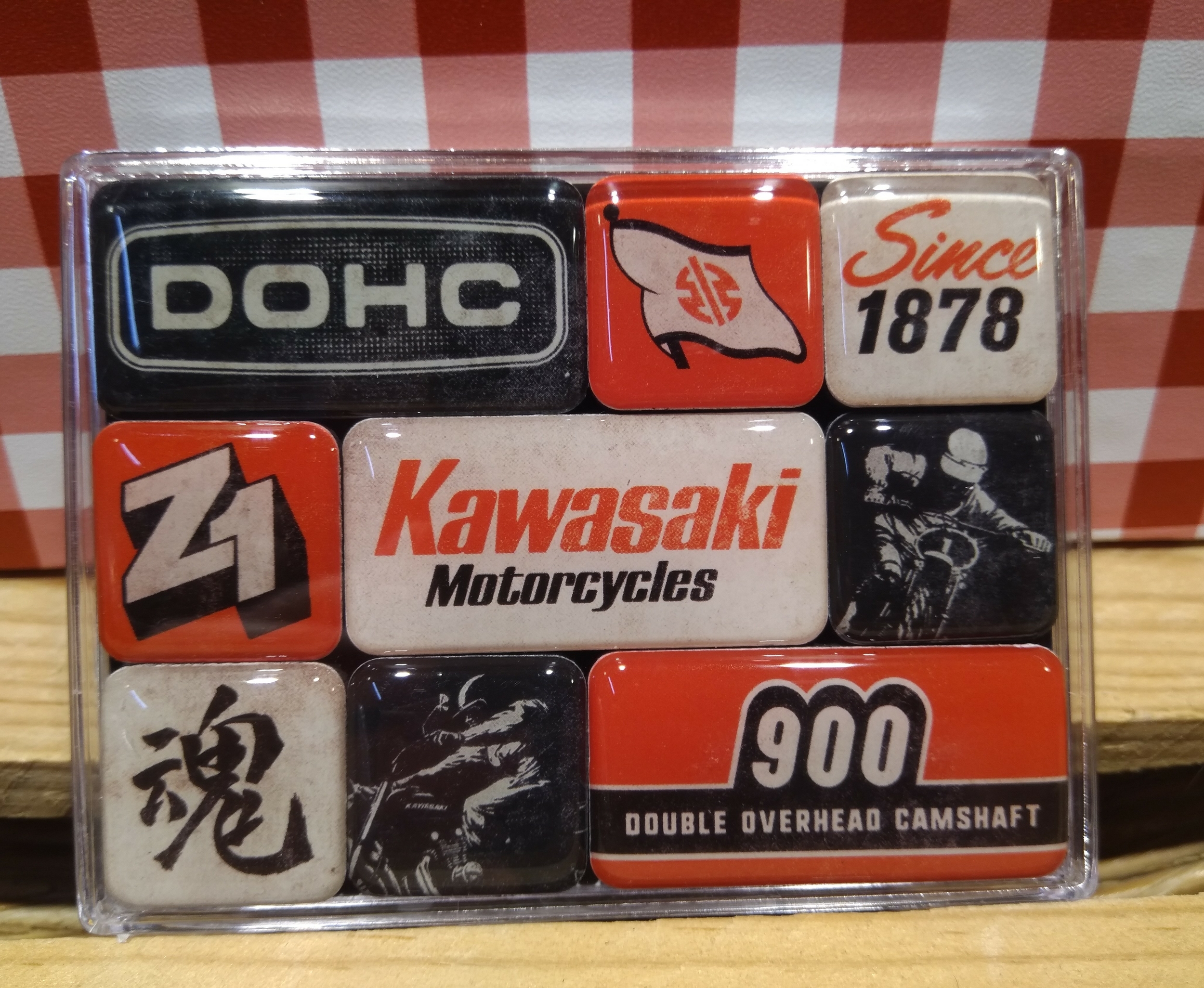 coffret magnet moto kawasaki