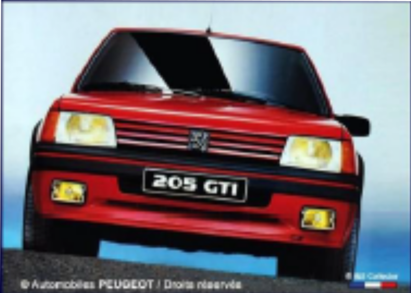 Magnet Peugeot 205 GTI