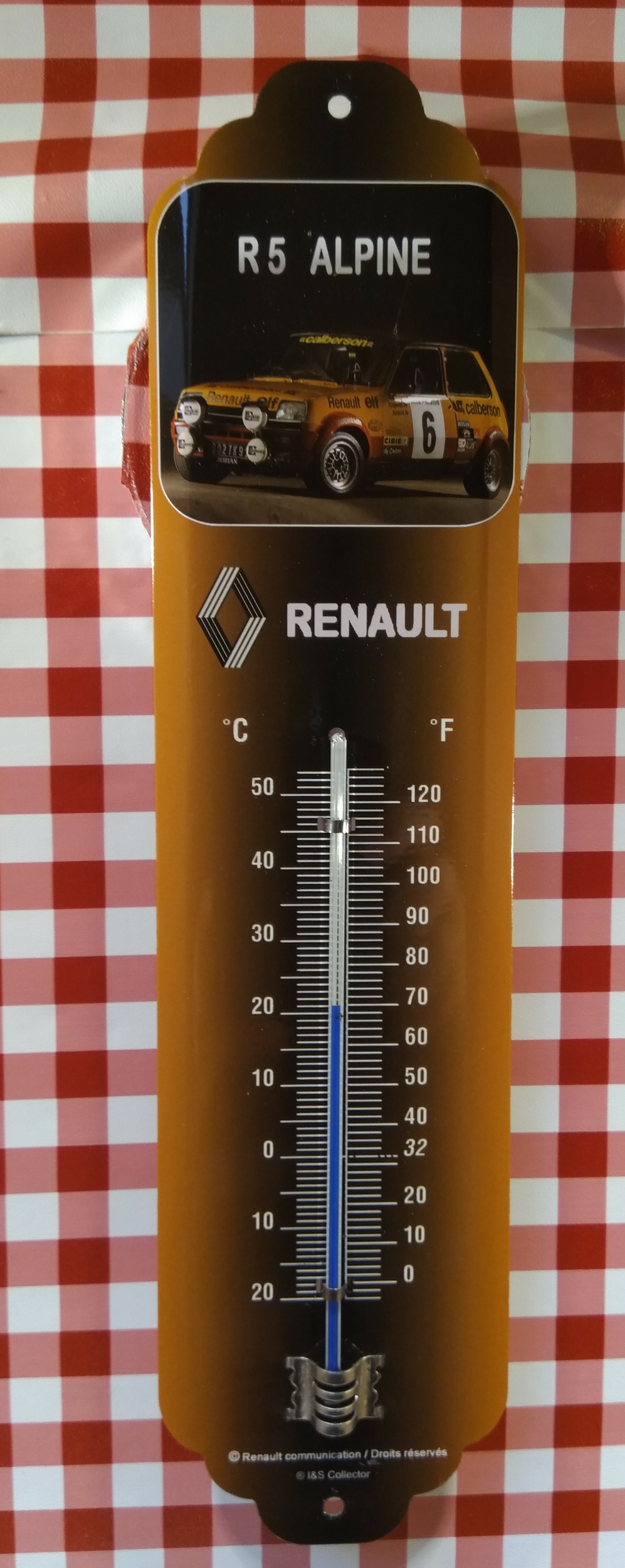 thermomètre métal R5 alpine