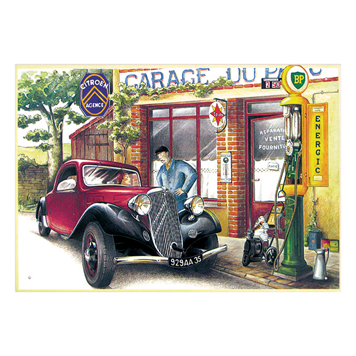 plaque-citroen-traction-vintage