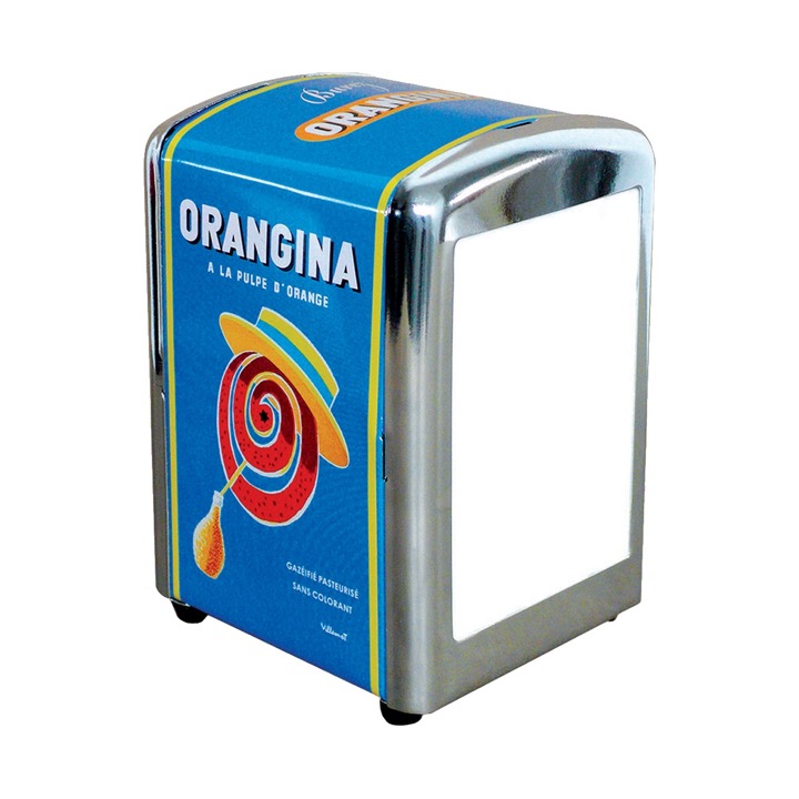 Distributeur de serviettes Orangina