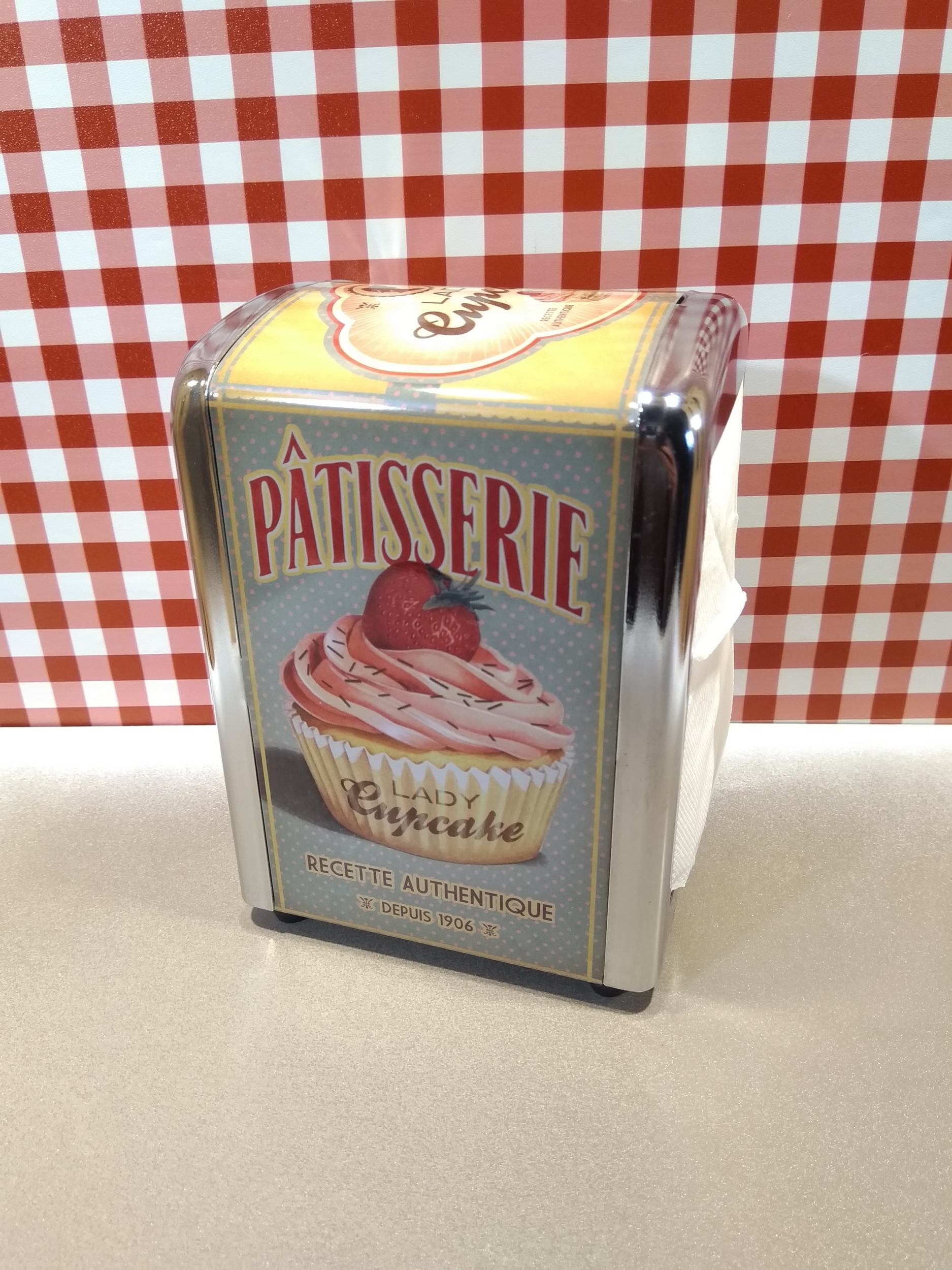 distributeur de serviettes patisserie rétro vintage