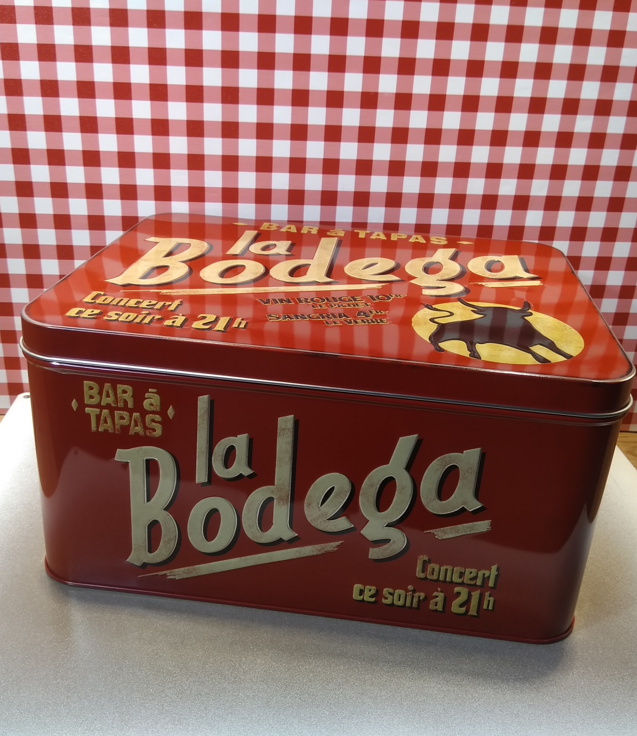 boite métal alimentaire la bodega