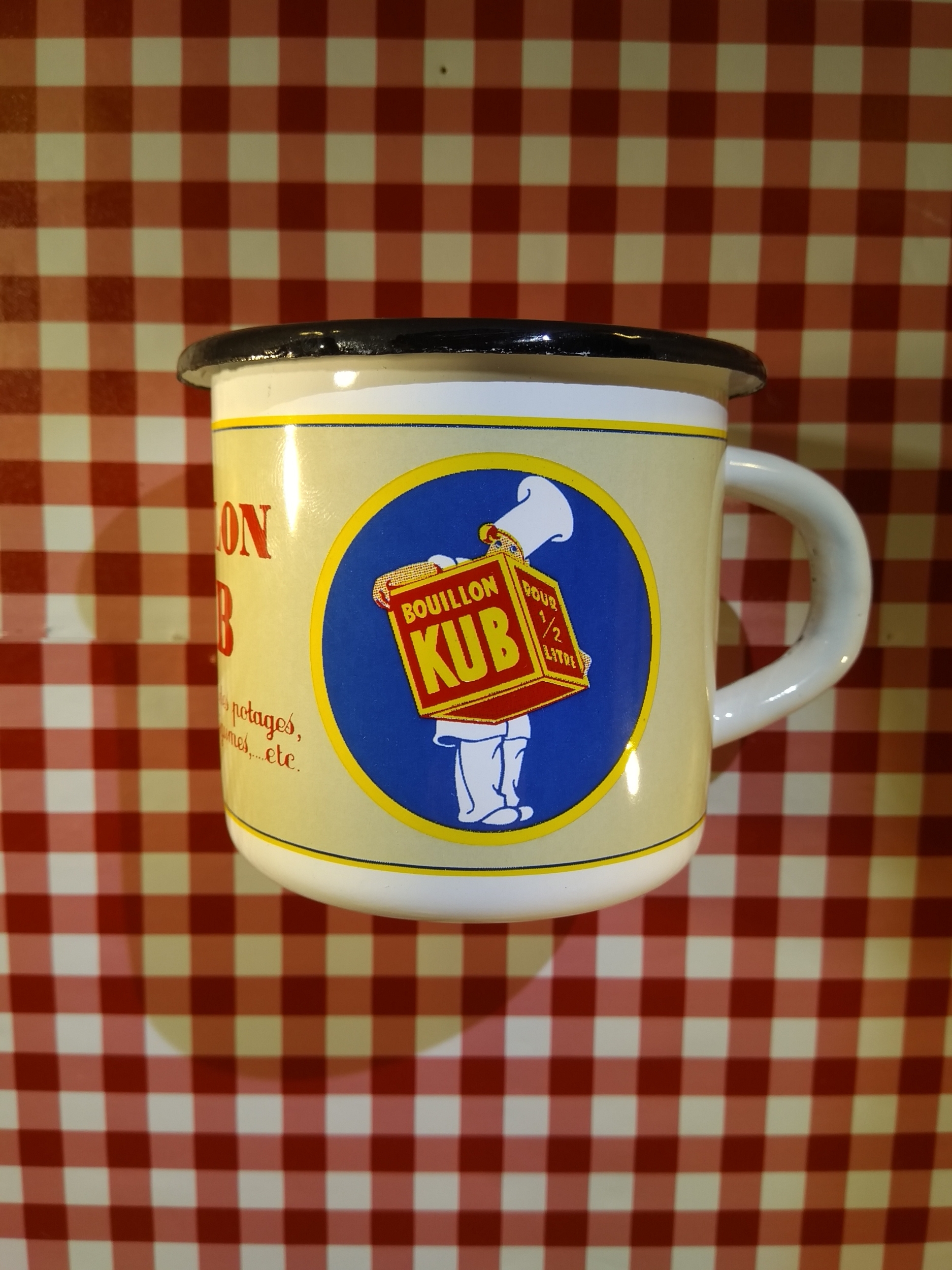 mug émaillé kub