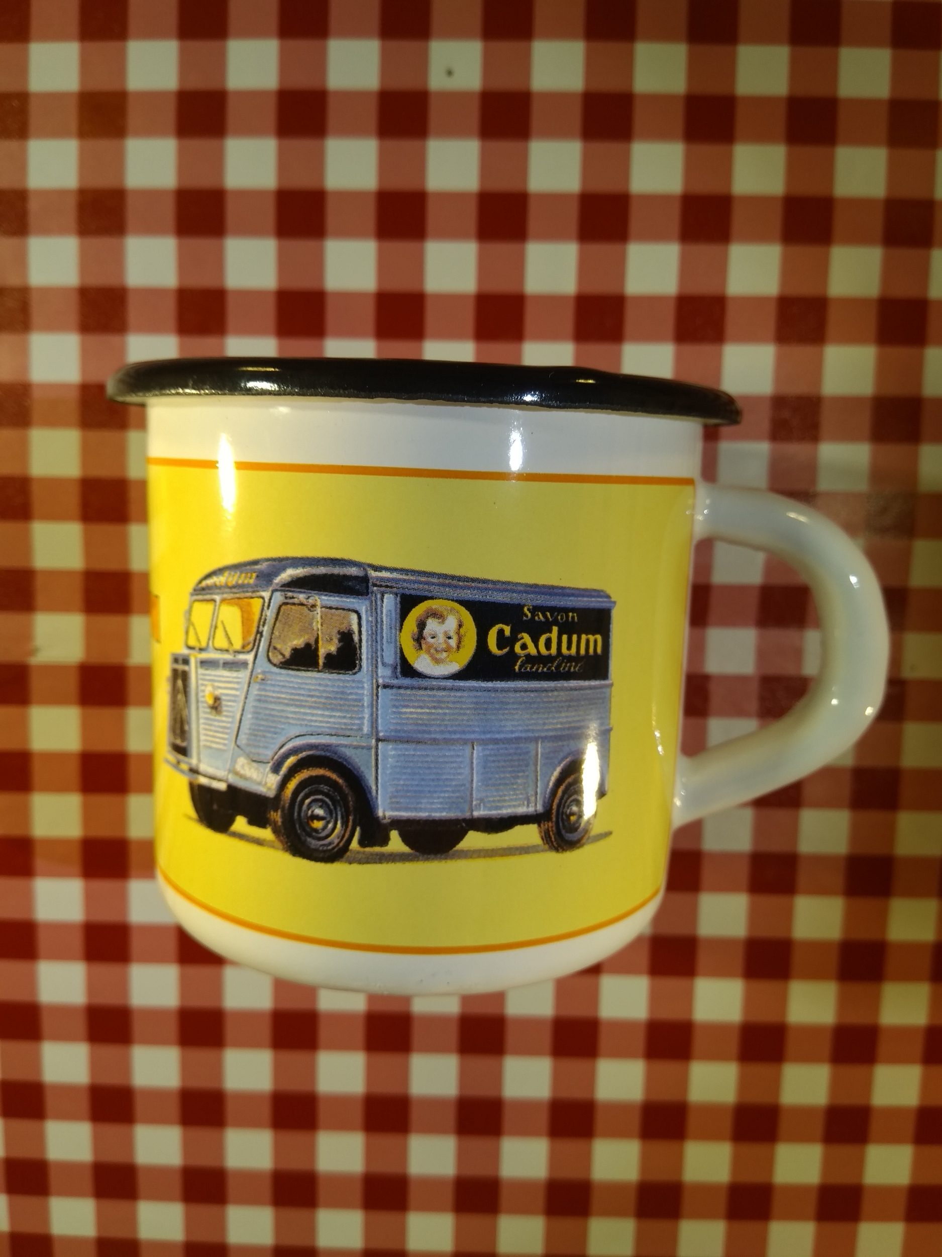 mug émailllé citroen