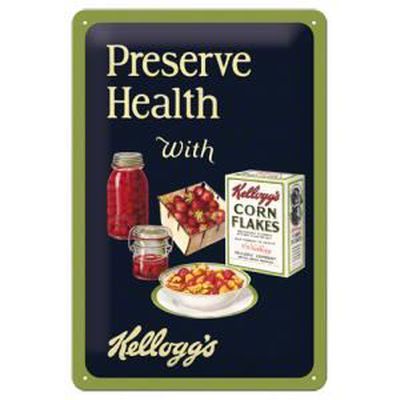 Plaque vintage Kellogg\'s 20x30