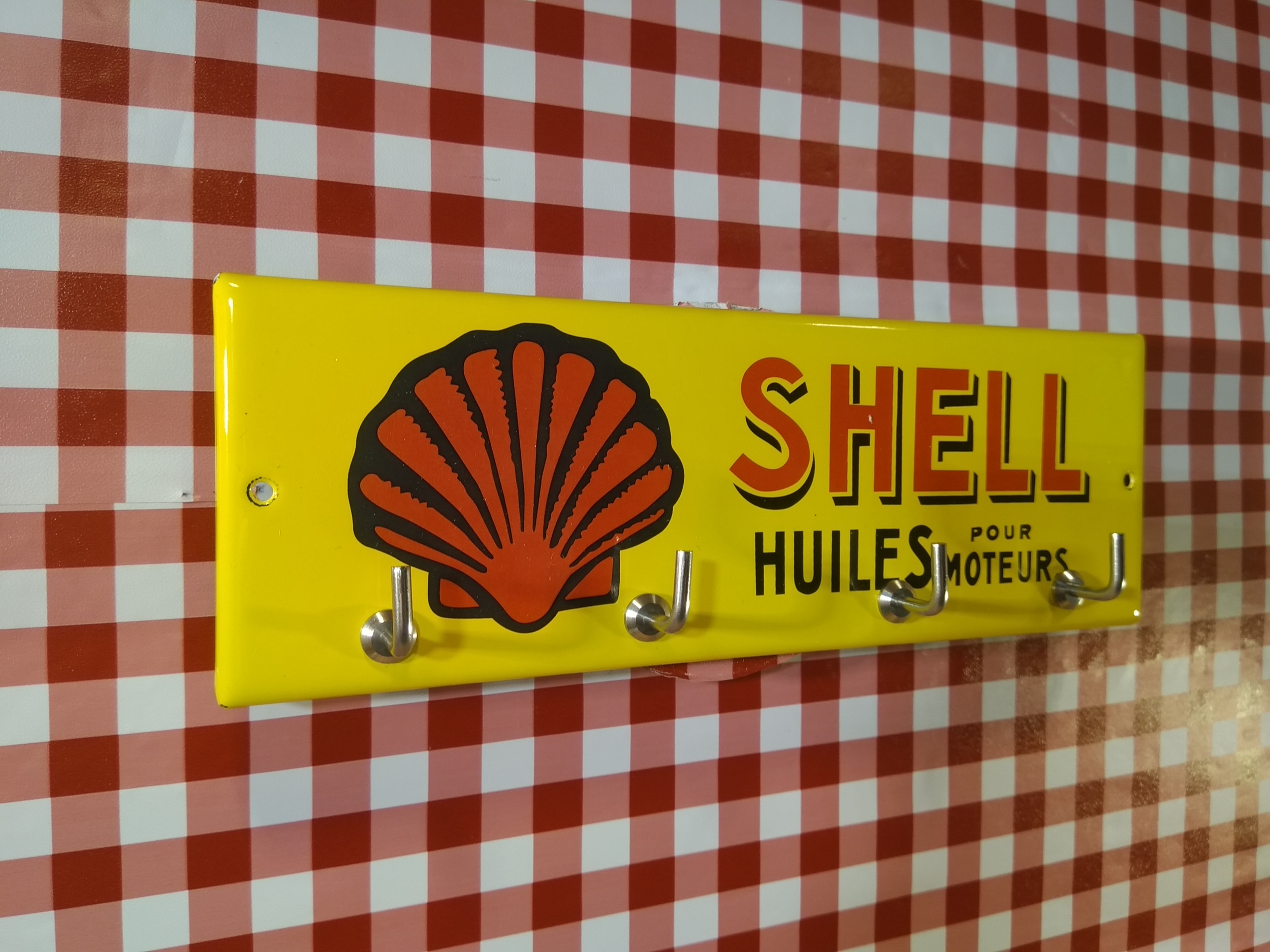accroche torchon déco shell rétro vintage