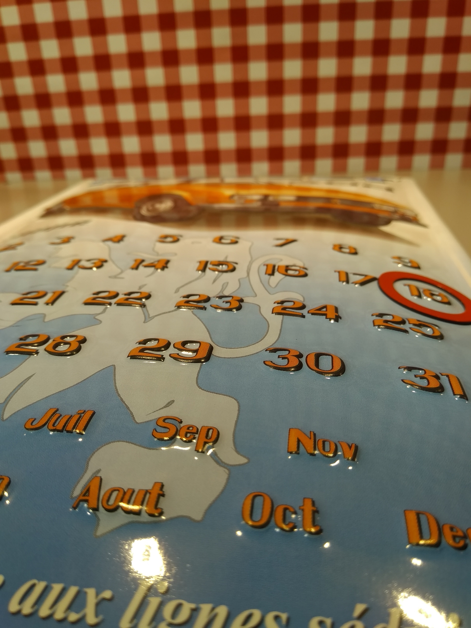 calendrier perpétuel déco peugeot 504
