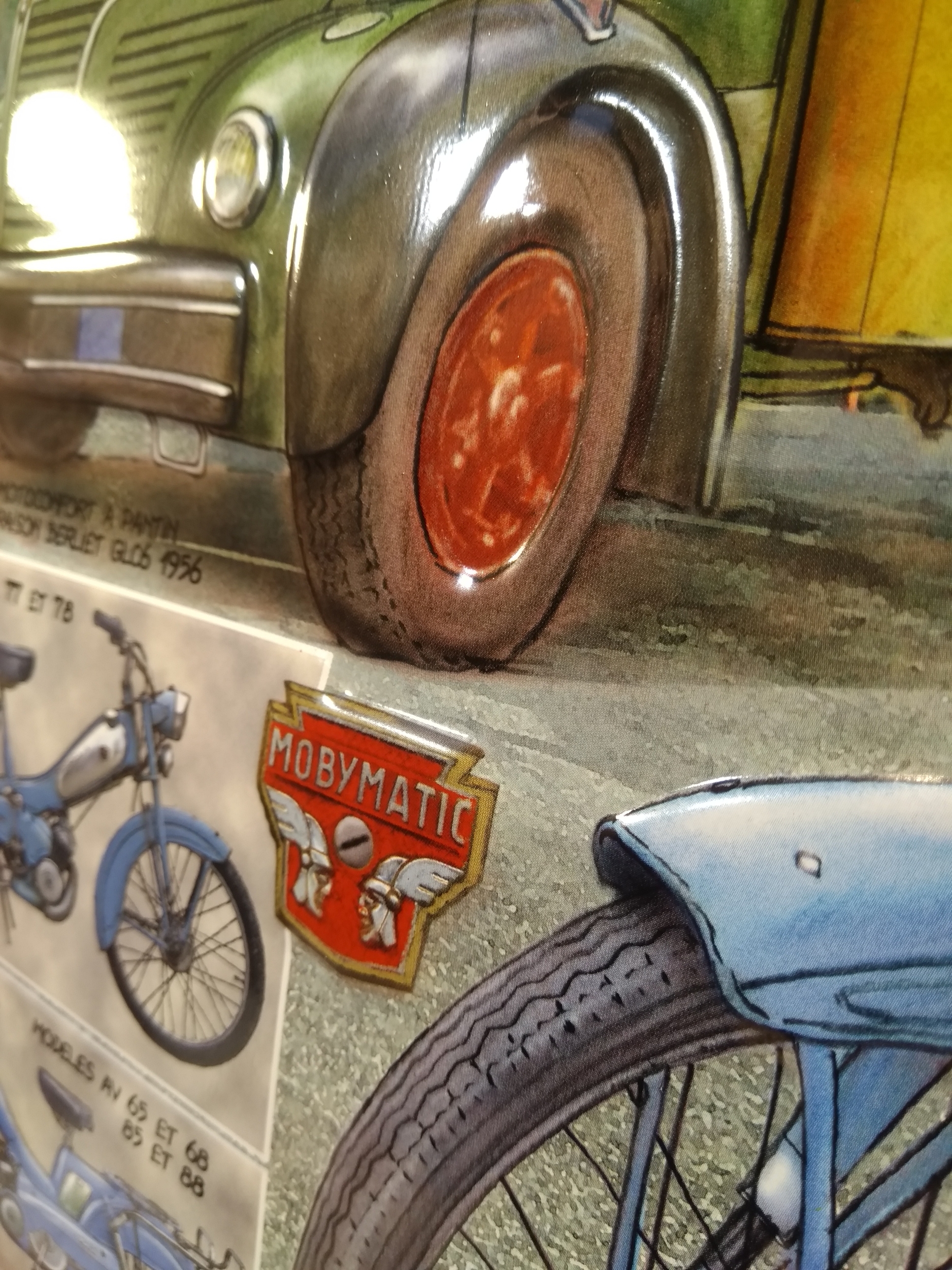 plaque déco rétro vintage motoconfort