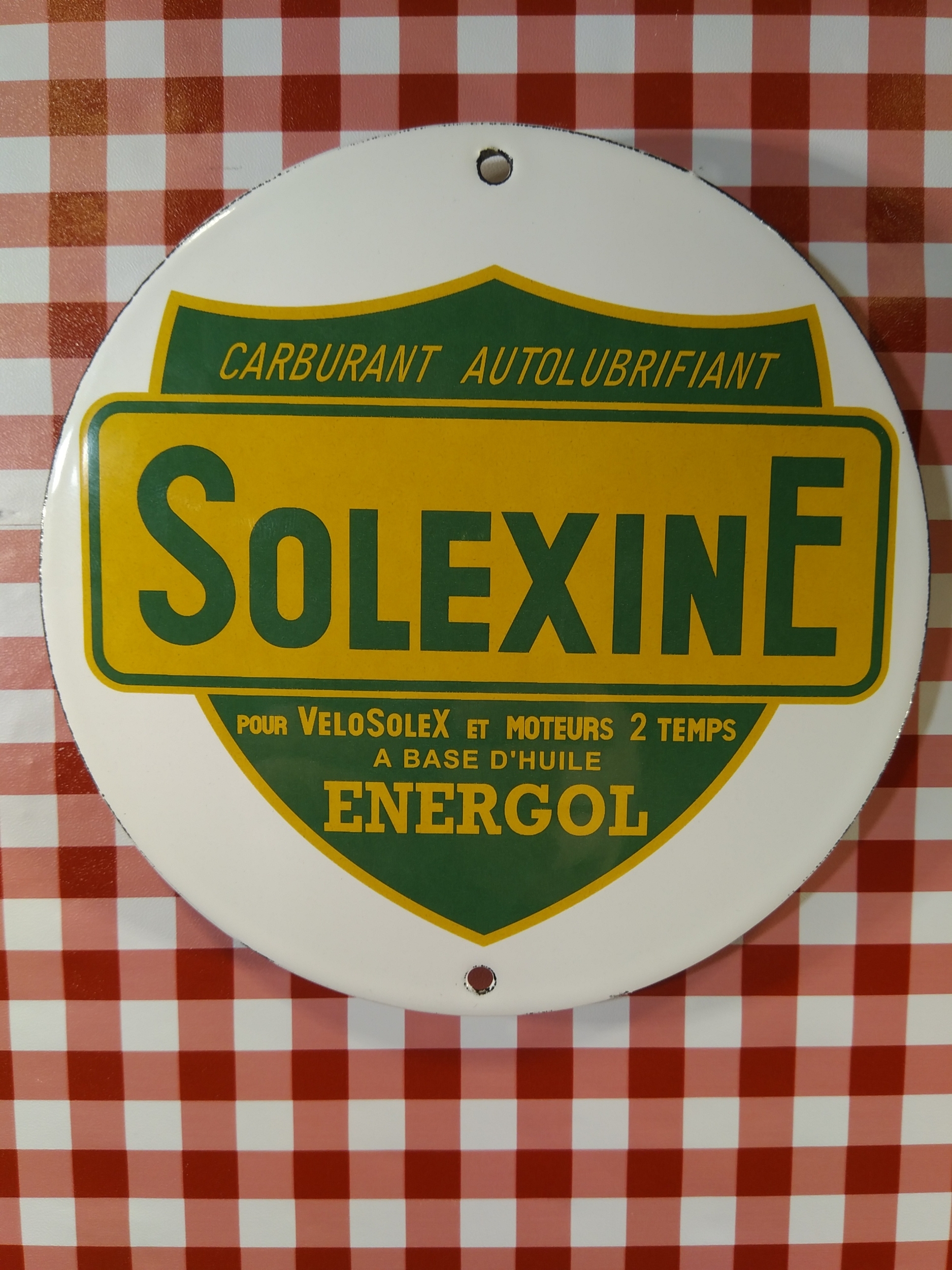 plaque émaillée solexine