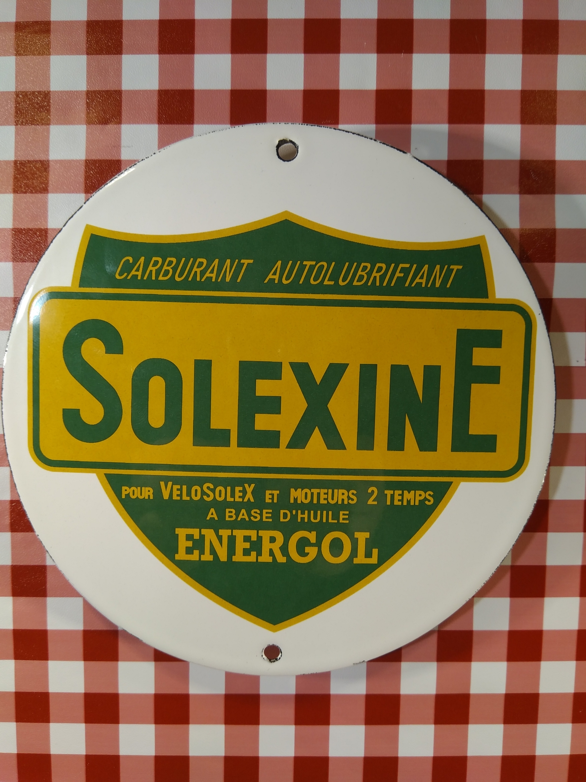 Plaque émaillée Velosolex service - Produits Emaillés/Plaques émaillées