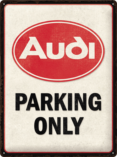 plaque-audi-parking-only