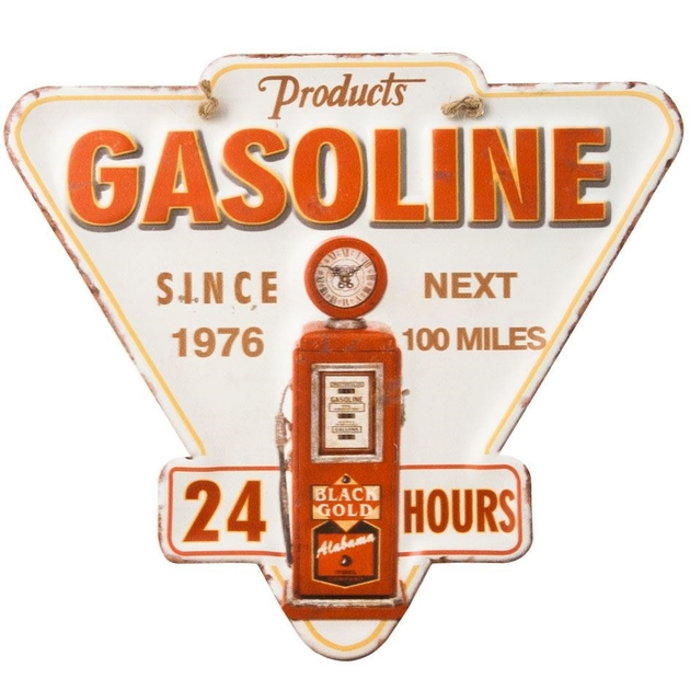 Plaque vintage Gasoline