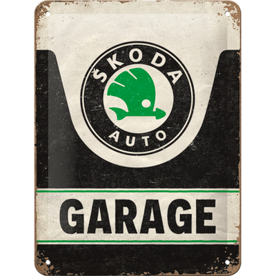 plaque-en-relief-skoda-auto-garage-15x20cm