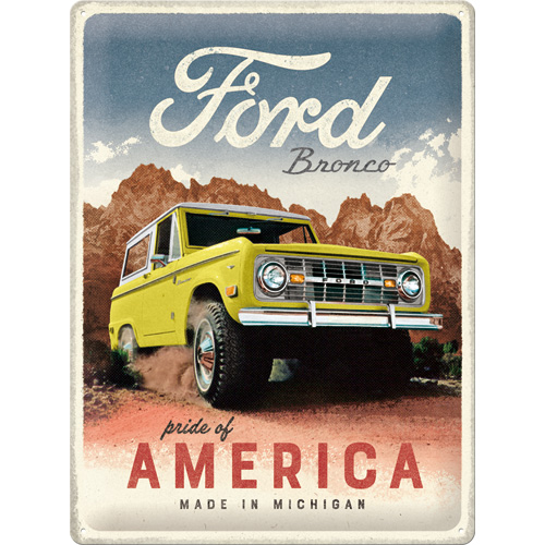 Plaque métal Ford Bronco