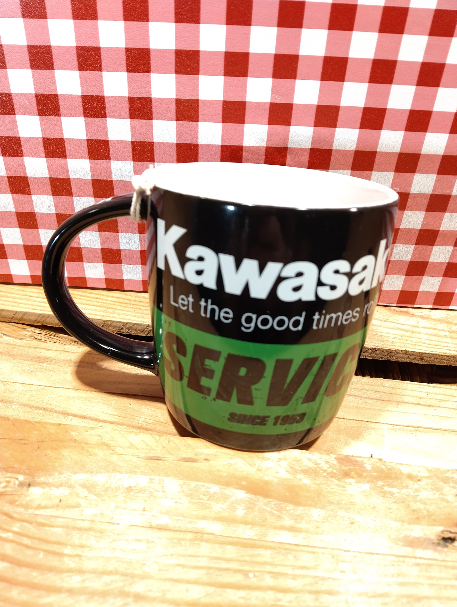 tasse céramique kawasaki publicitaire