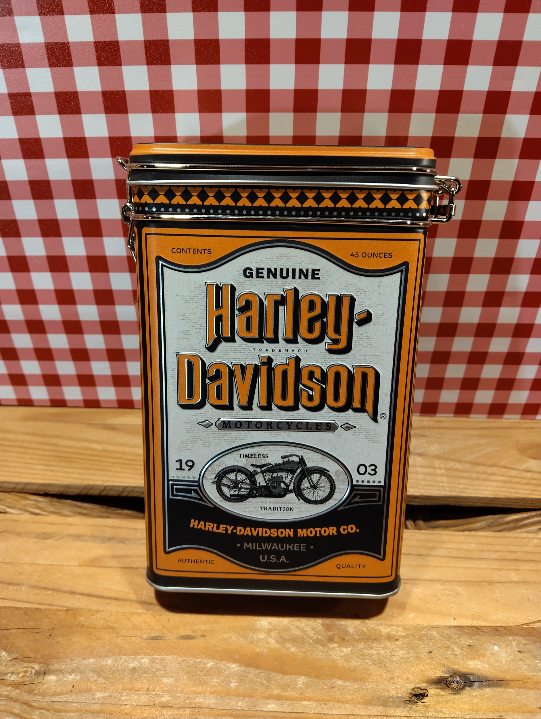 boite hermétique déco harley davidson