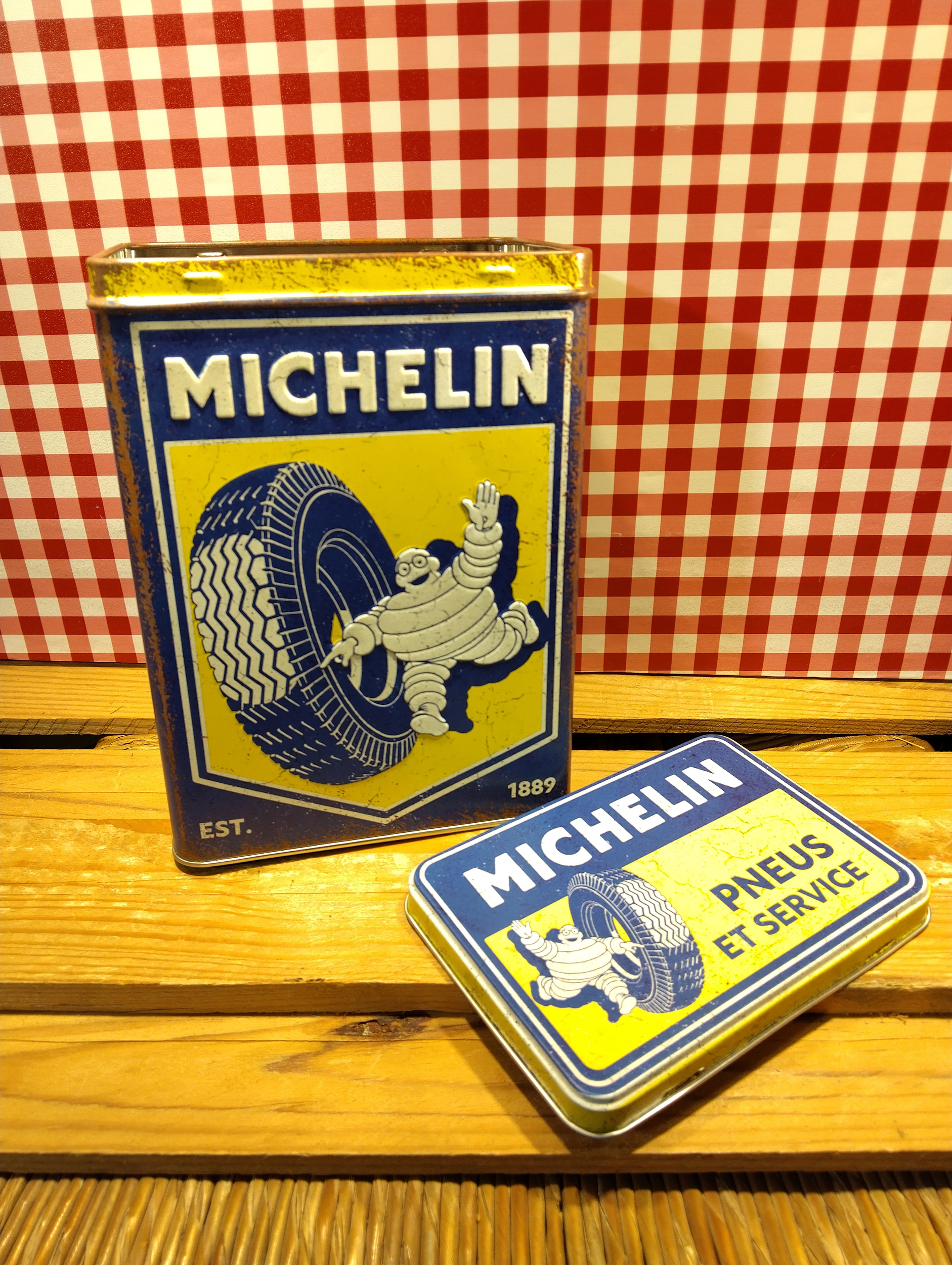 boite rangement déco michelin vintage