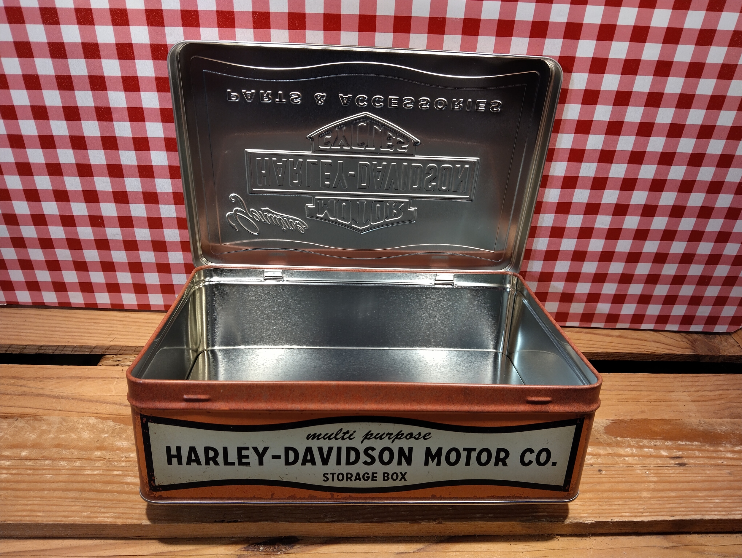 boite alimentaire harley davidon vintage rétro