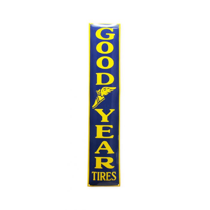 plaque émaillée goodyear bandeau