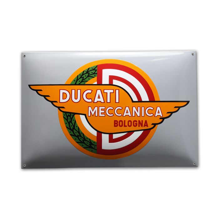 plaque émaillée Ducati-60x40cm