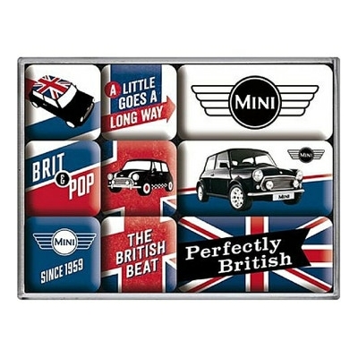 lot magnets frigo mini austin vintage british