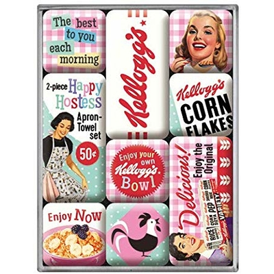 magnets kelloggs frigo vintage collection rétro publicité