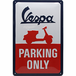 plaque publicitaire vespa 20x30