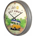 horloge murale vw vintage combi bulli