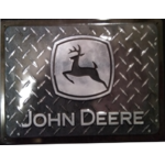 plaque john deere 30x20 cm alu