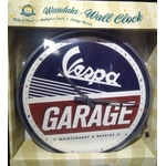 horloge murale vespa garage