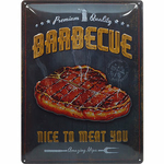 plaque métal barbecue
