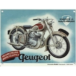 plaque-métal moto peugeot