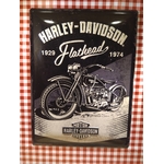 plaque relief harley davidson flathead