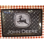 plaque déco en métal john deere
