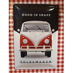 plaque publicitaire déco combi volkswagen